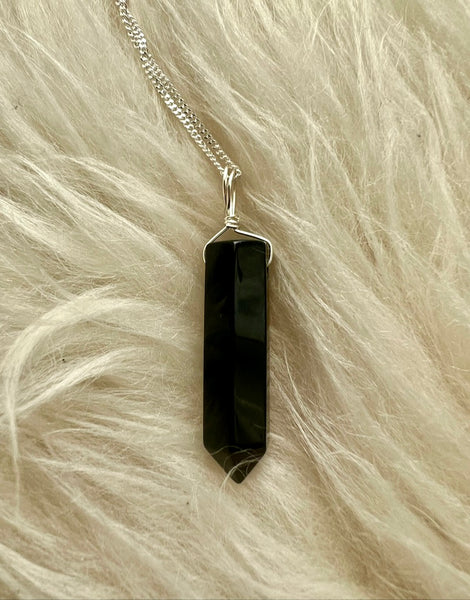 OBSIDIAN - BLACK PENDANT