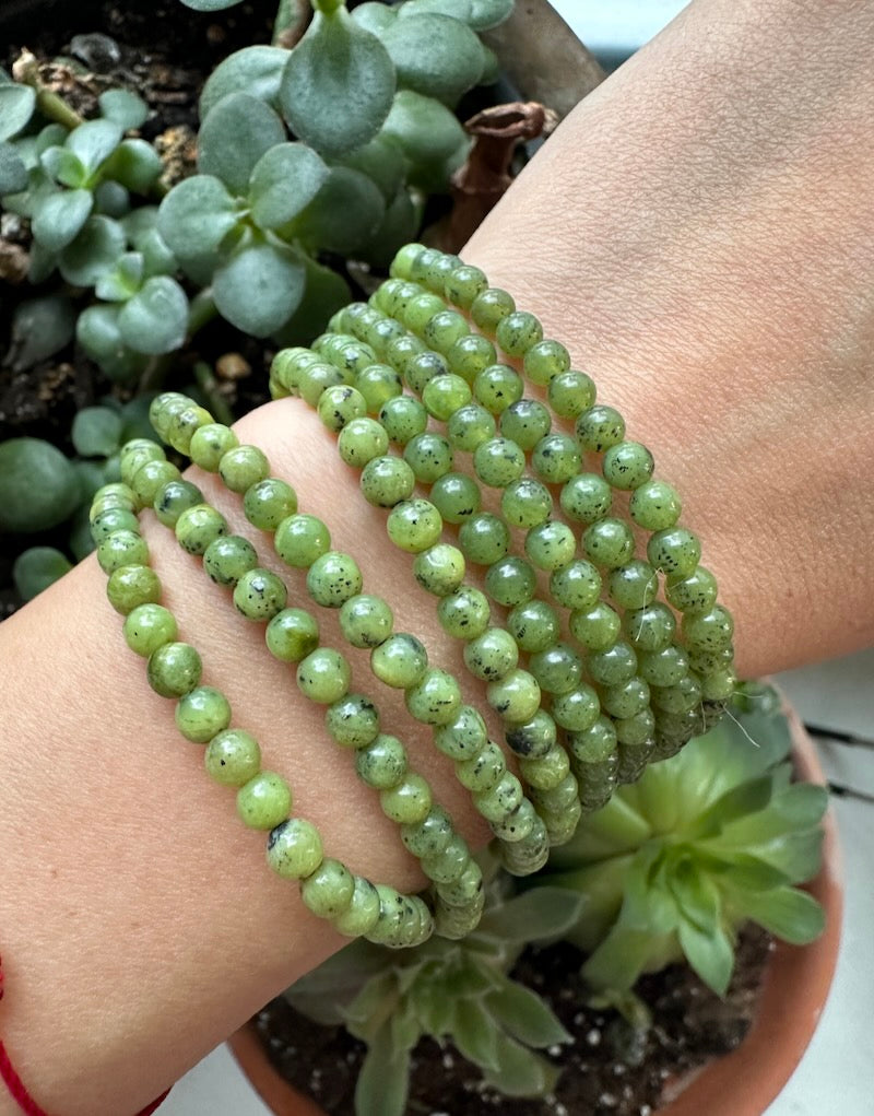 BC Jade Bracelet - 4mm Round