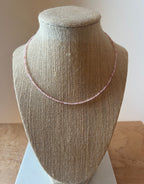 Pink Opal Beaded Necklace