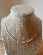 Pink Opal Beaded Necklace