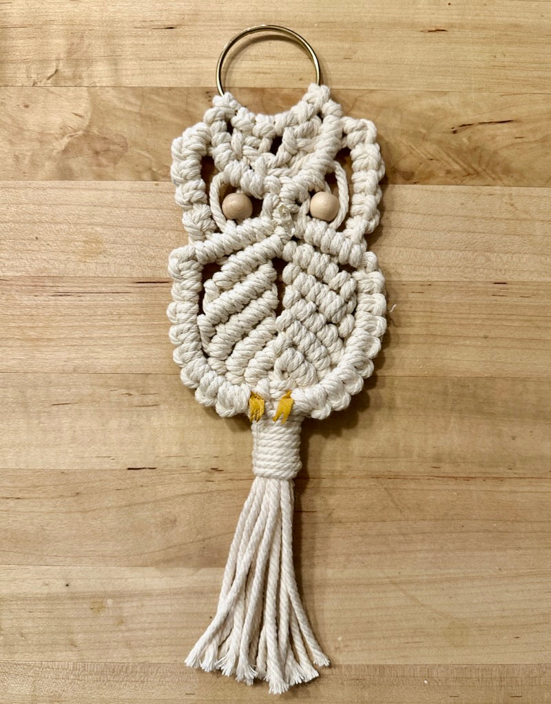 Handmaid Macrame Owl