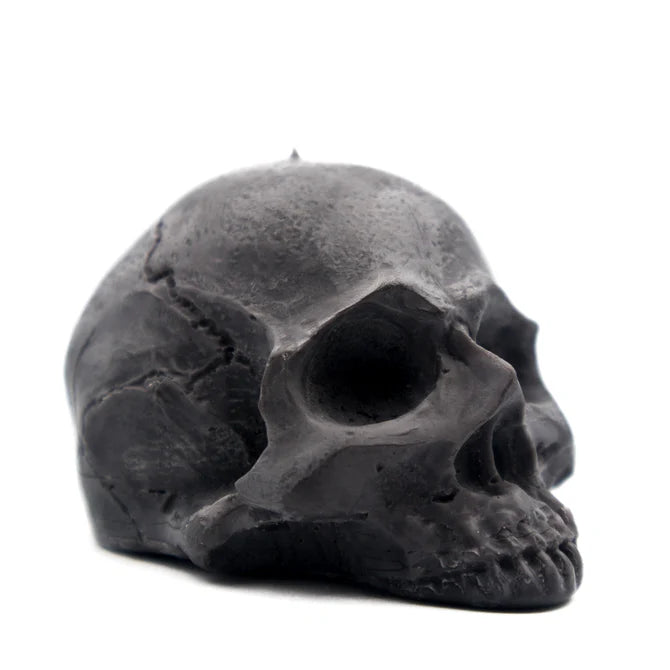 Half Skull Candle