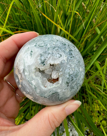 Moss Agate Sphere No.2