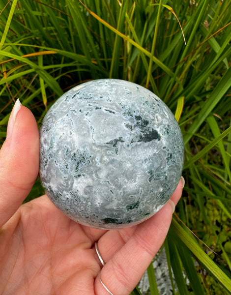 Moss Agate Sphere No.2