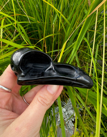 OBSIDIAN RAVEN SKULL