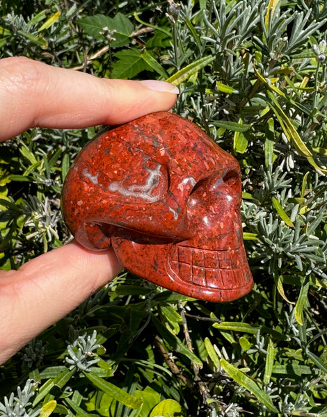 RED JASPER SKULL