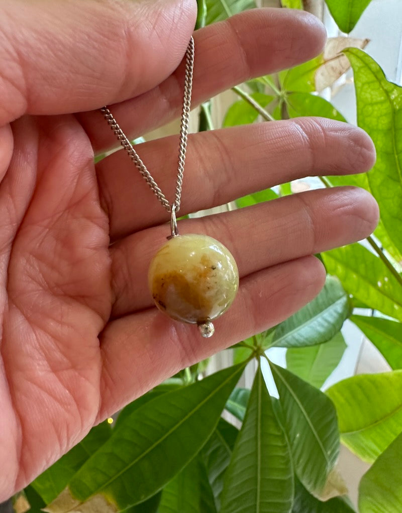 Opal - Common Sphere Pendant