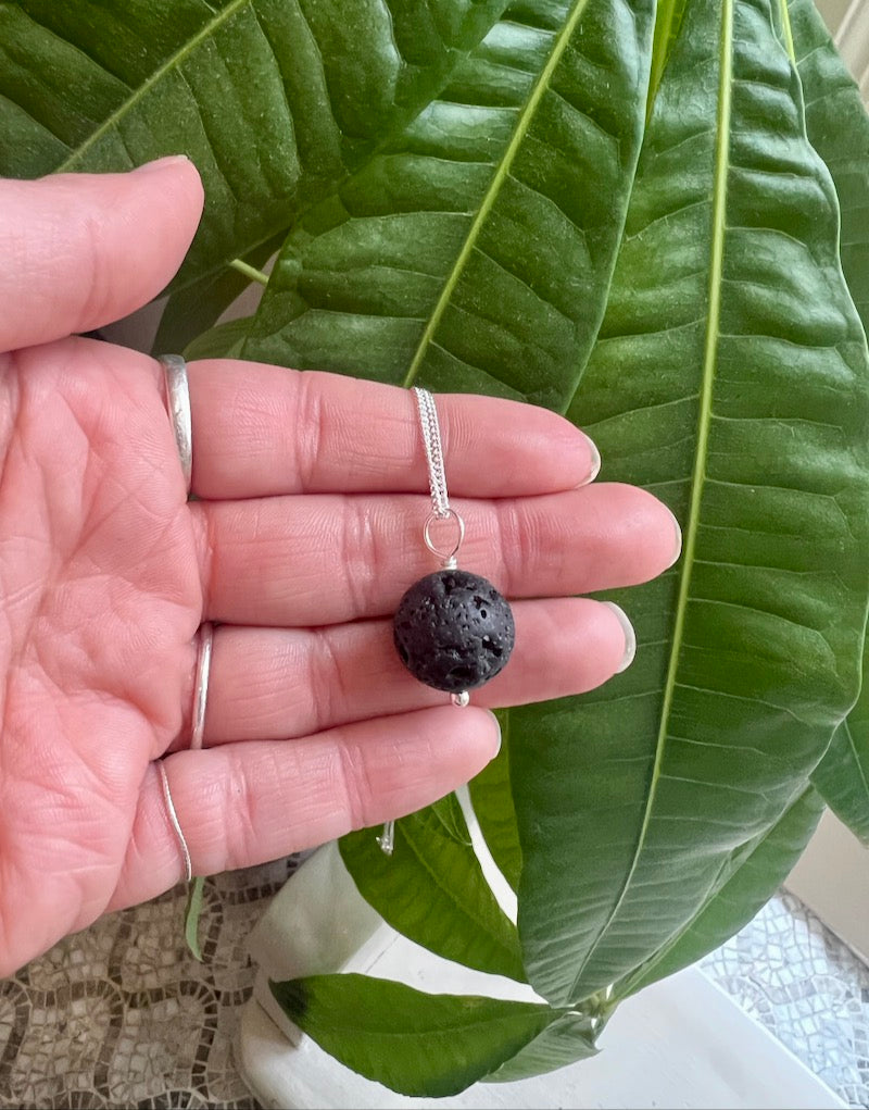 Lava Sphere Pendant