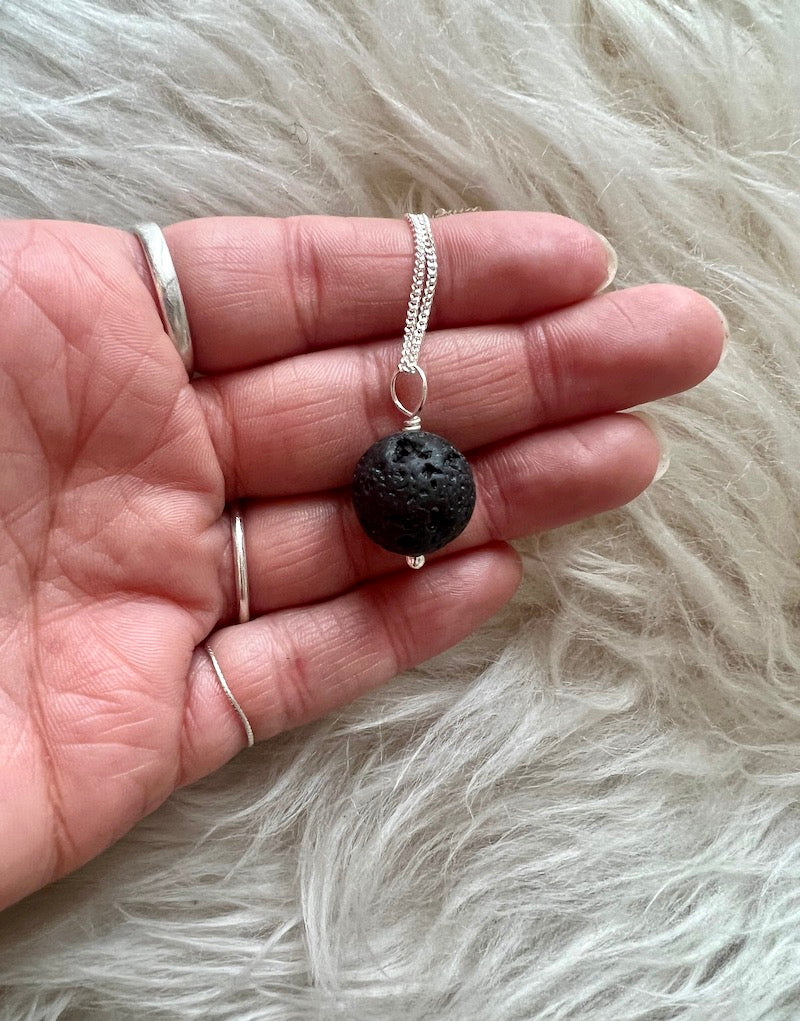 Lava Sphere Pendant