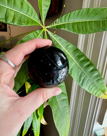 Black Tourmaline Sphere