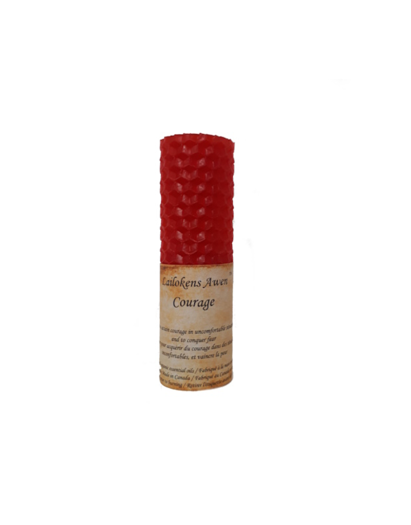 Courage Spell Beeswax Candle
