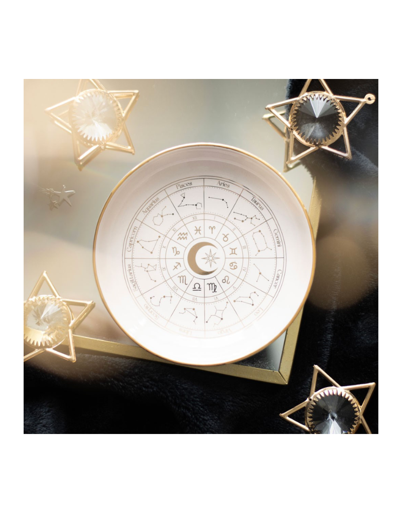 Astrology Wheel Trinket Dish
