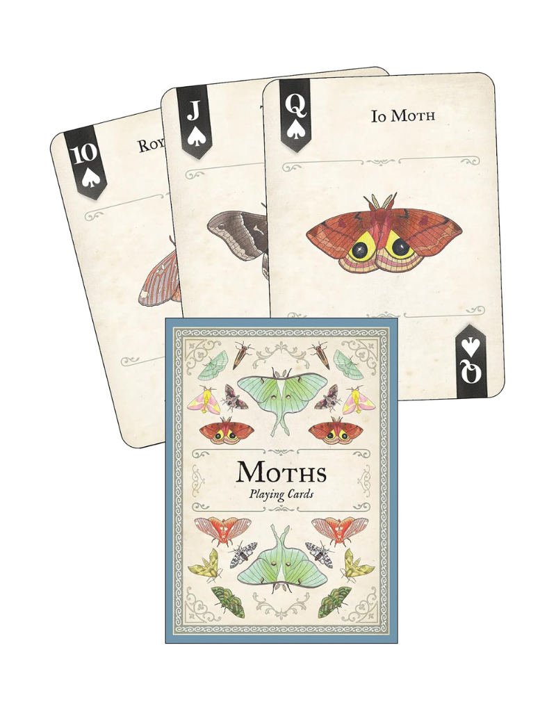 Moths Playing Cards