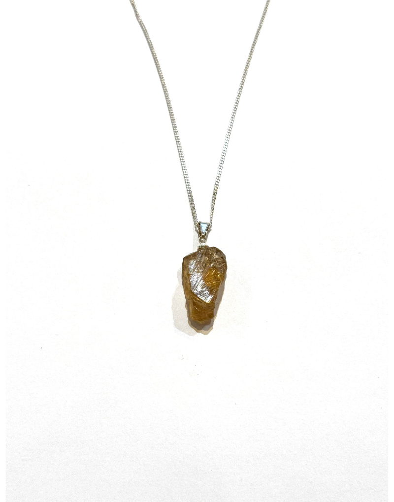 Citrine Raw Pendant