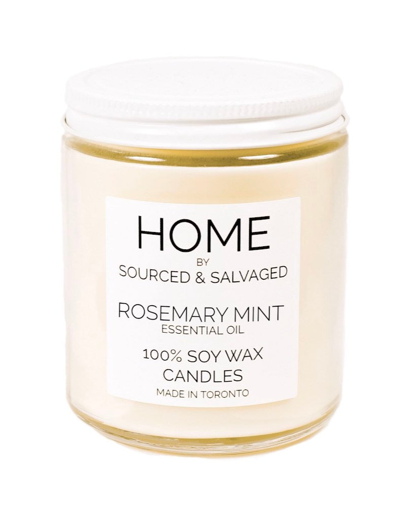 Sourced & Salvaged Candle -Rosemary Mint 8oz