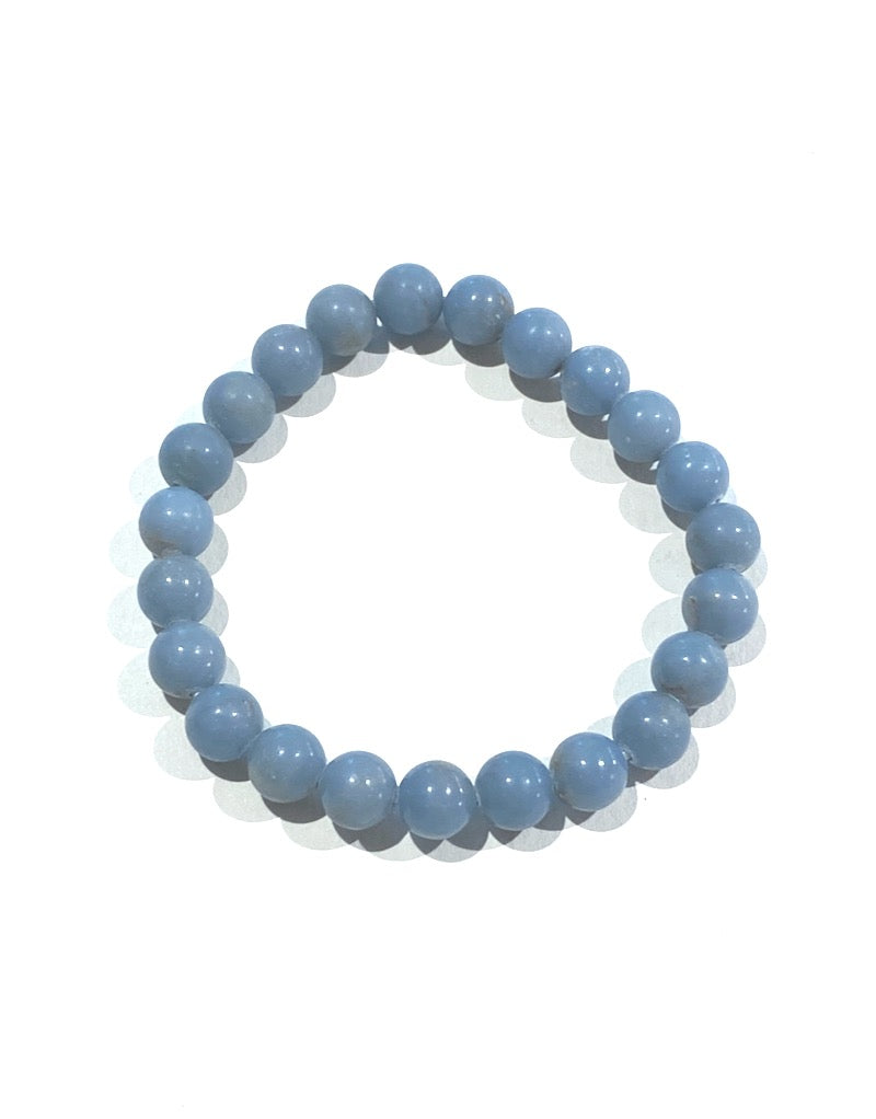 Angelite Blue - 8mm Round