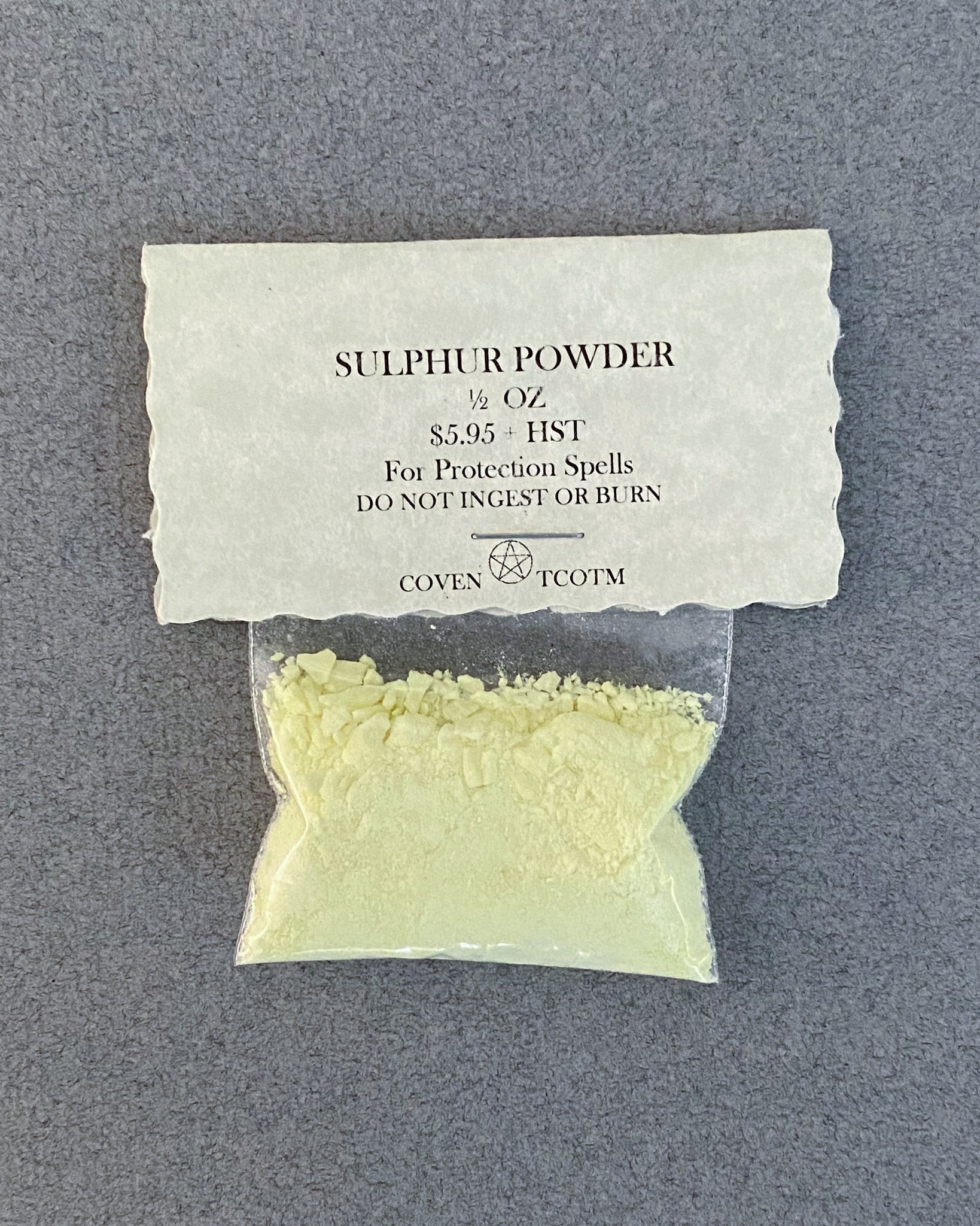 Sulphur - 1/2 oz