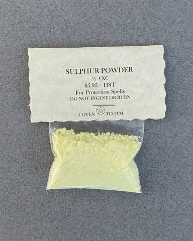 SULPHUR - 1/2 OZ