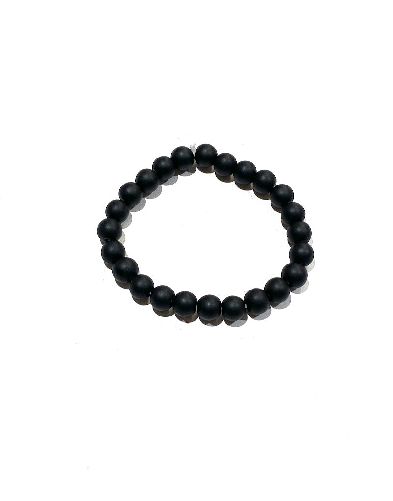 Obsidian Black - 8mm Matte Round