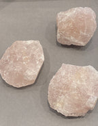 Raw Rose Quartz - (PALM)