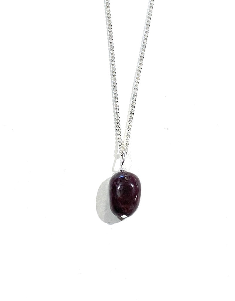 Tourmaline - Pink Tumble Pendant