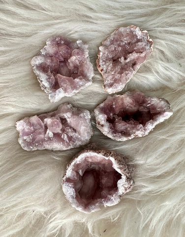 Pink Amethyst Cluster - Medium