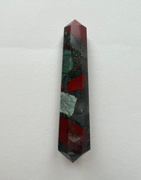 Bloodstone Double Terminated Wand - XL