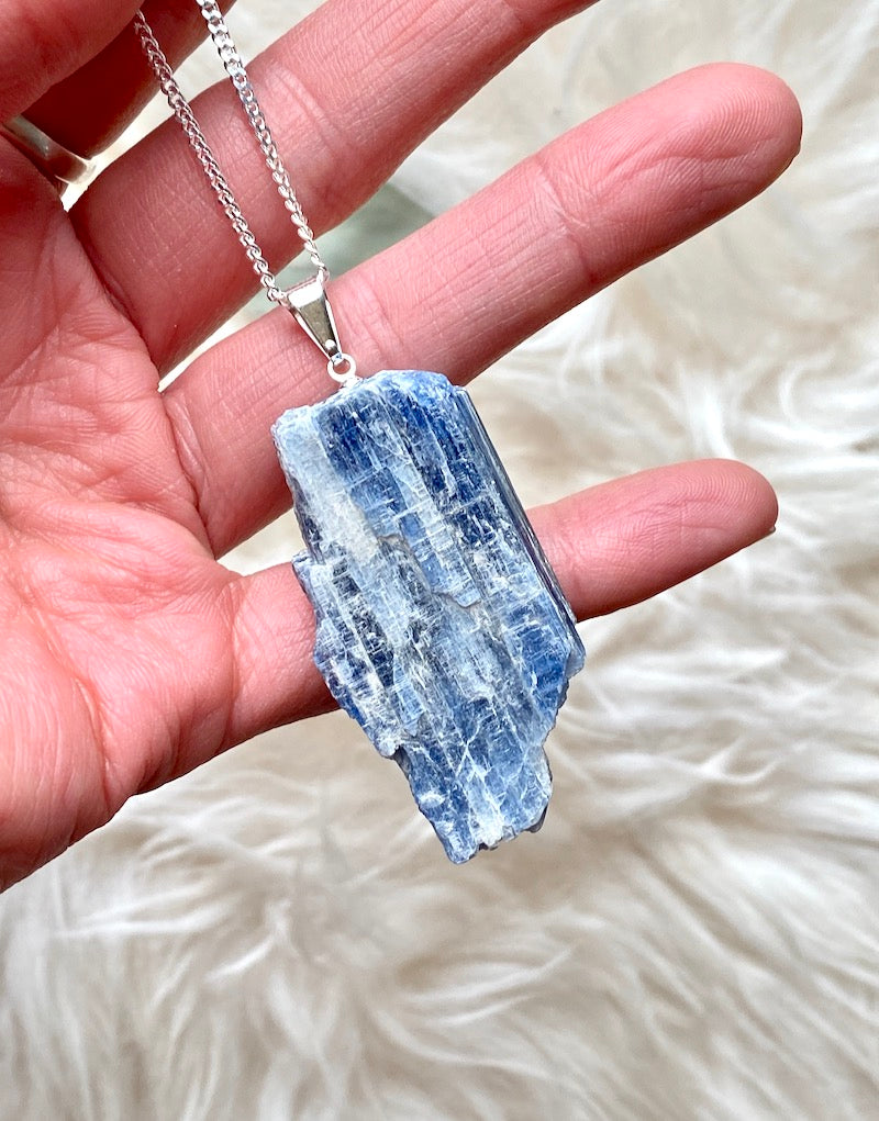 Kyanite - Blue Raw Pendant