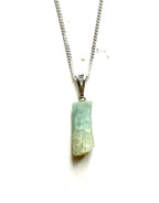 Aquamarine Raw Pendant