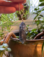 TIBETAN QUARTZ PENDANT - D.T. POINT