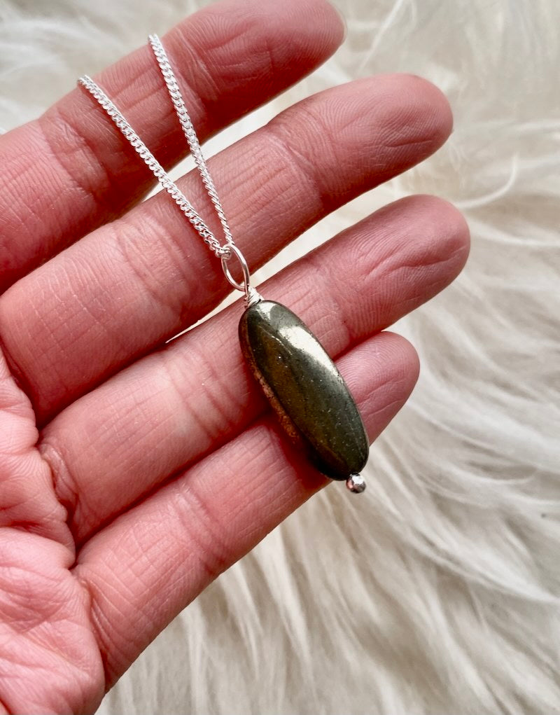 Pyrite Oval