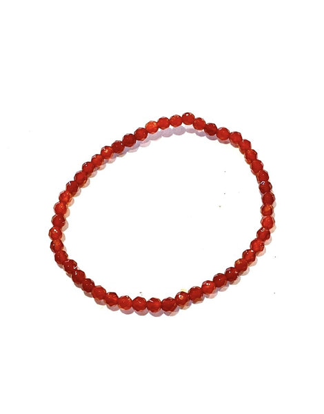 Carnelian - 4mm Facet