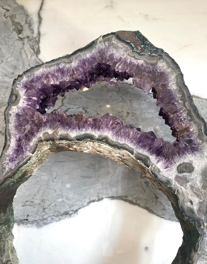 Amethyst Stalagtite Slice #2