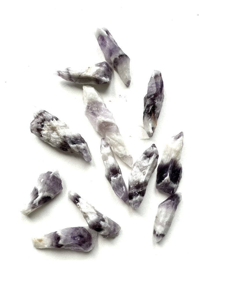 Amethyst Chevron Shards - S