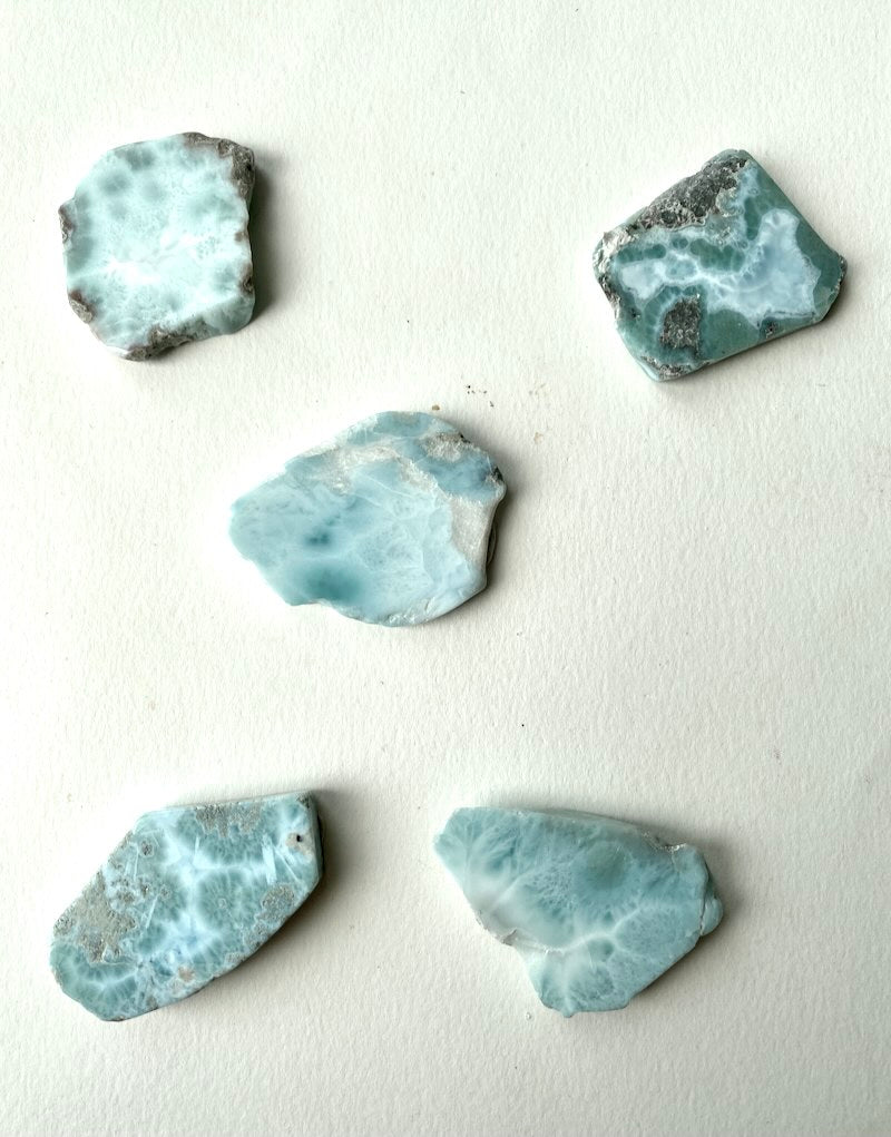 Larimar Polished Slice