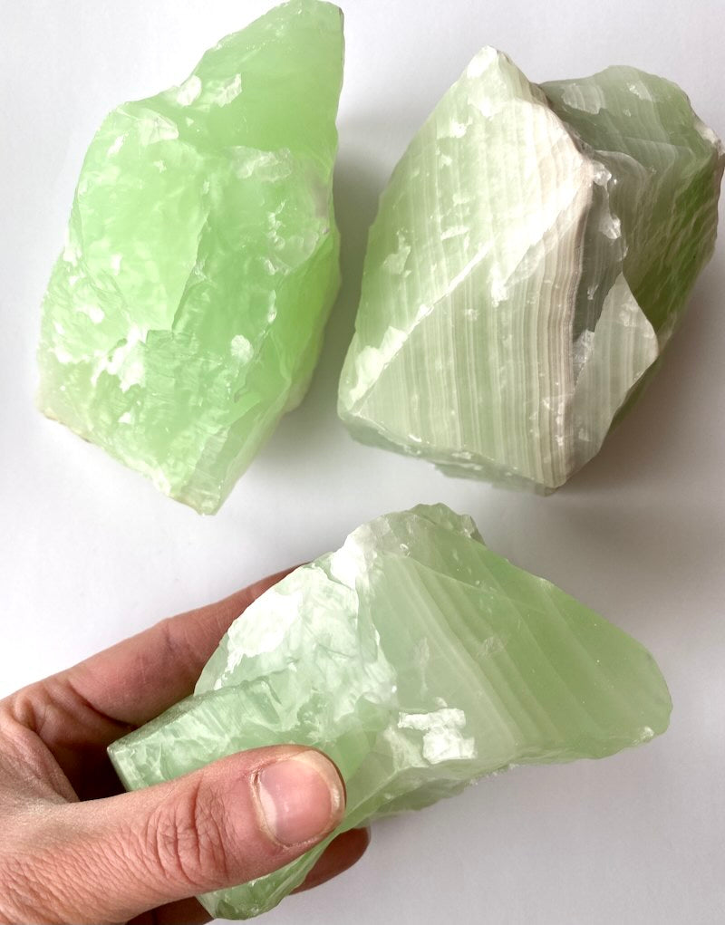 Calcite - Green Raw XXL Chunk