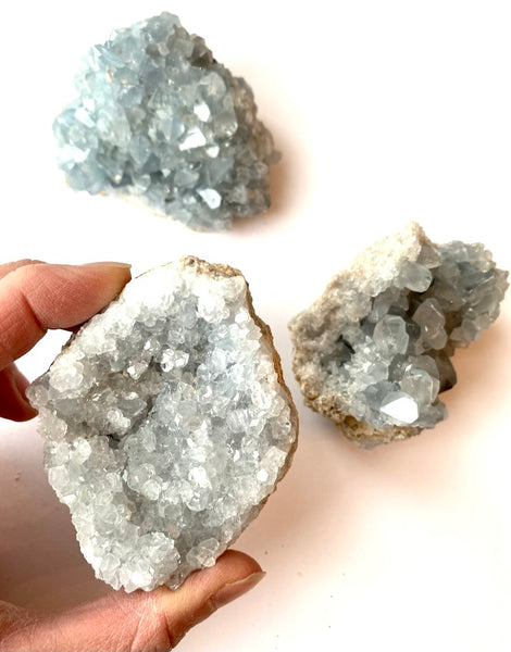 Celestite Cluster - Palm $29