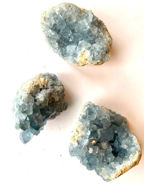 Celestite Cluster - Palm $55