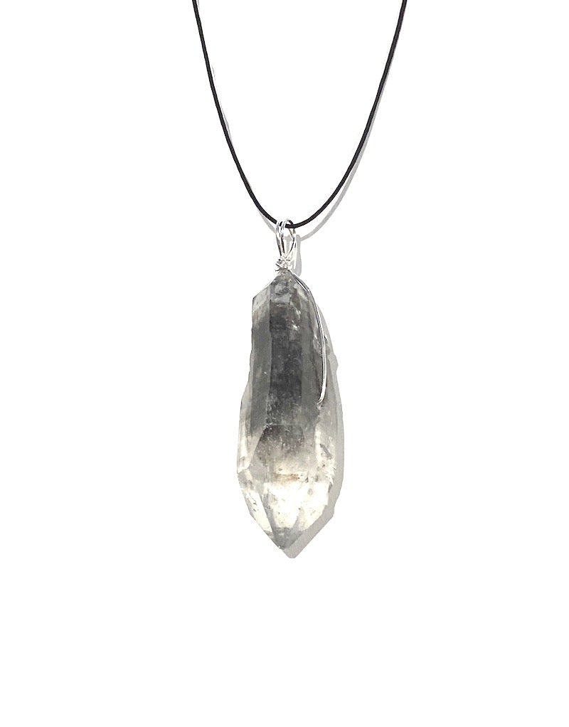 TIBETAN QUARTZ PENDANT - D.T. POINT