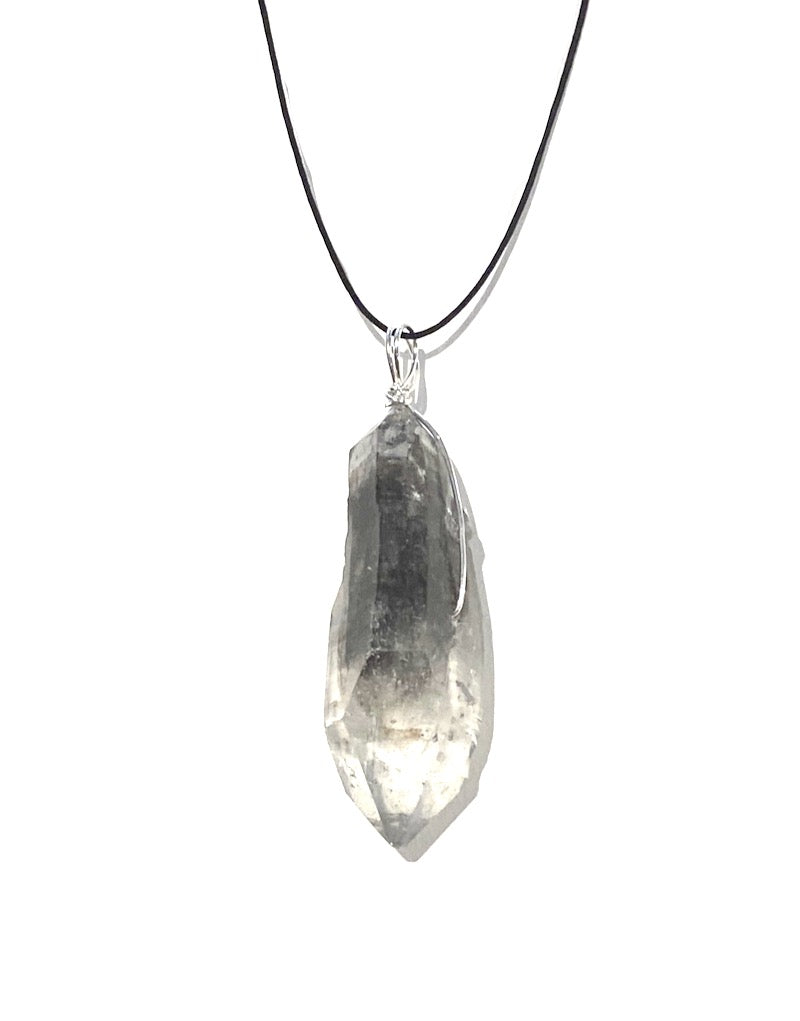TIBETAN QUARTZ PENDANT - D.T. POINT