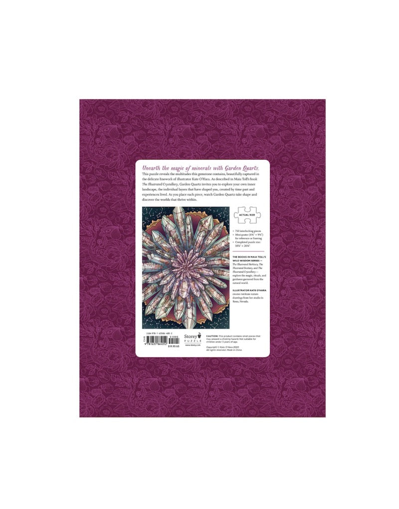 Illustrated Crystallary Garden Quartz Puzzle