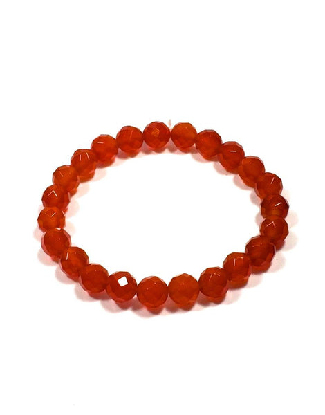 Carnelian - 8mm Facet