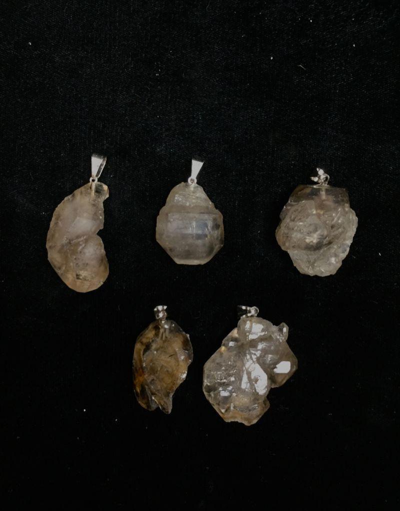 Quartz - Elestial Raw Pendant