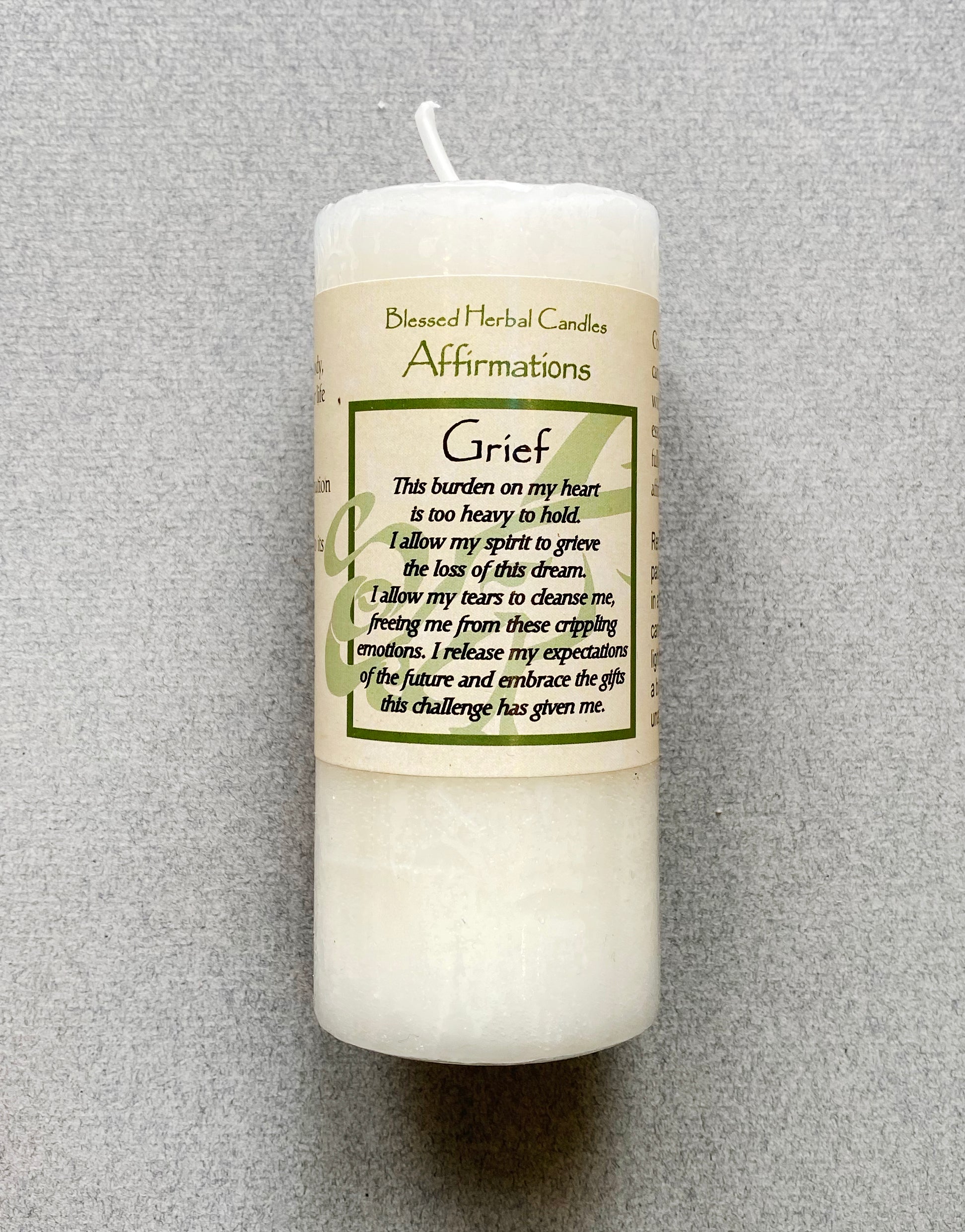 Spell - Short Candle - Grief
