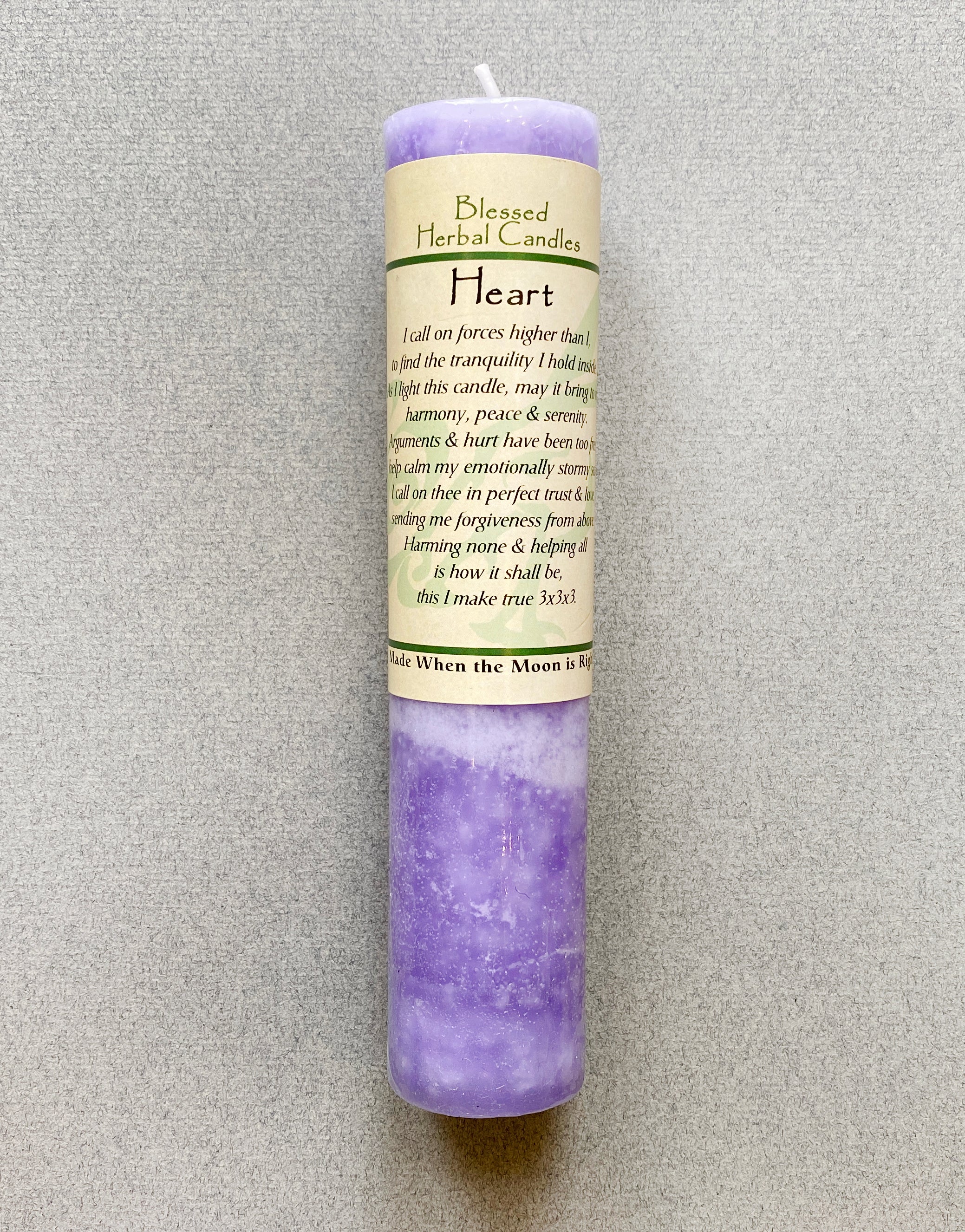 Spell - Tall Candle - Heart