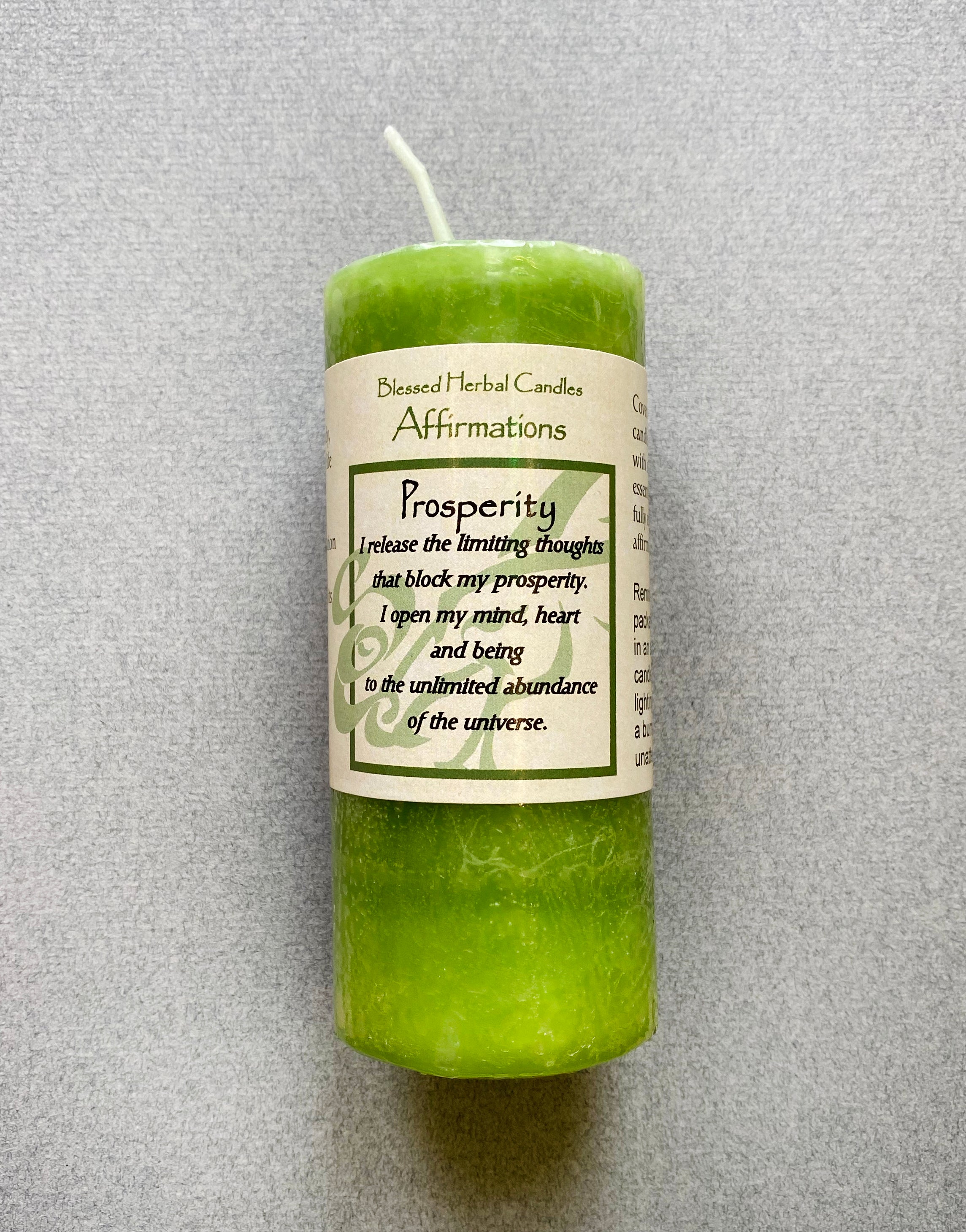 Spell - Short Candle - Prosperity