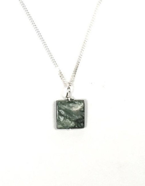 Seraphinite Square Pendant