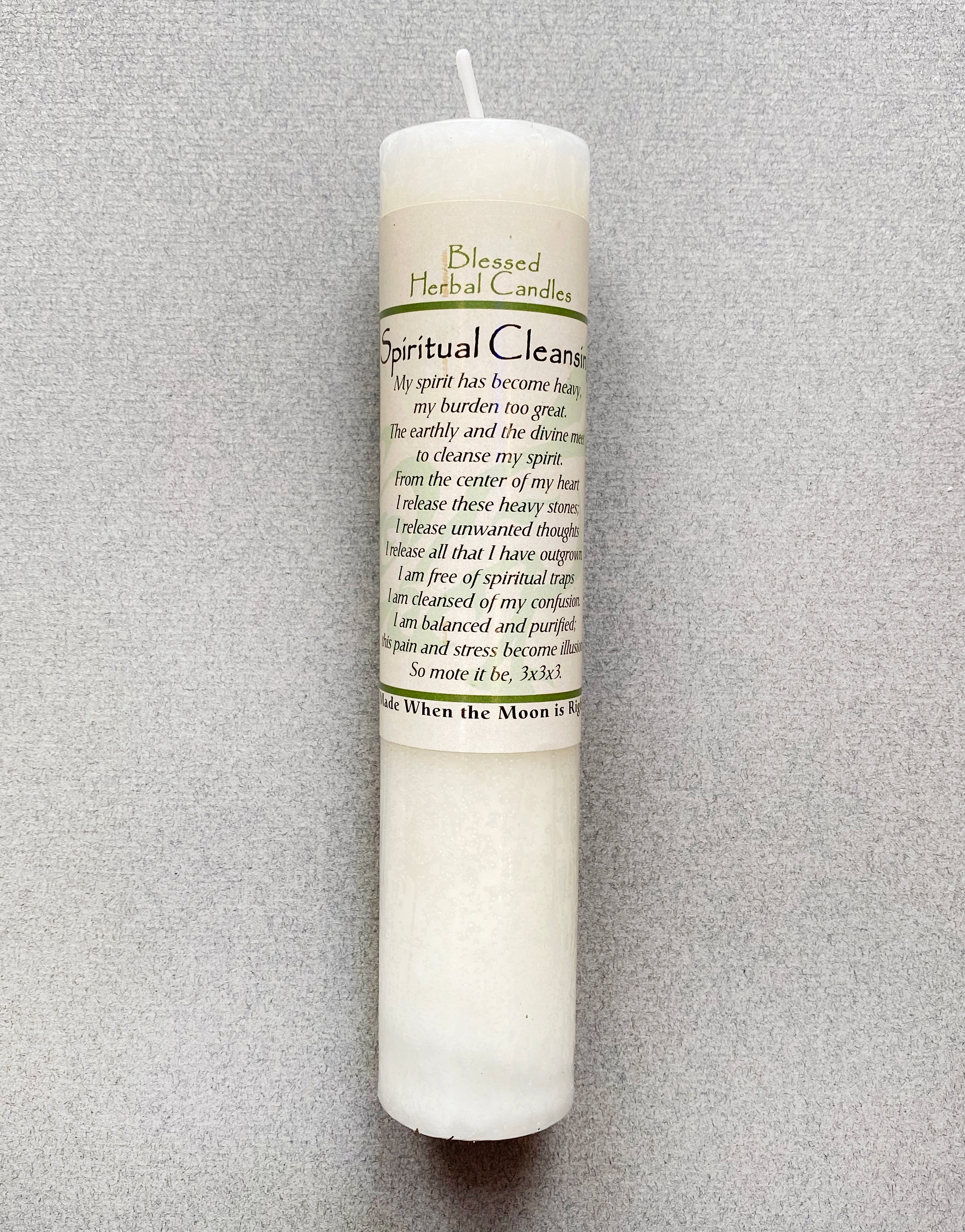 Spell - Tall Candle - Spiritual Cleansing