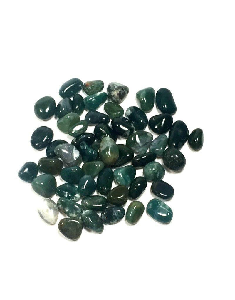 Tumbled Moss Agate
